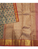 ARNI SILK HALF FINE ZARI SAREE WITH BLOUSE