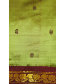 ARNI SILK HALF FINE ZARI SAREE WITH BLOUSE
