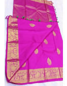 ARNI SILK HALF FINE ZARI SAREE WITH BLOUSE