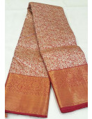 ARNI SILK HALF FINE ZARI SAREE WITH BLOUSE