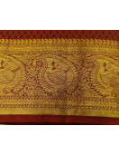 ARNI SILK HALF FINE ZARI SAREE WITH BLOUSE