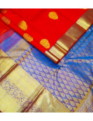 ARNI SILK HALF FINE ZARI SAREE WITH BLOUSE