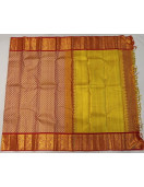 ARNI SILK HALF FINE ZARI SAREE WITH BLOUSE