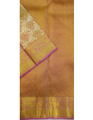 ARNI SILK HALF FINE ZARI SAREE WITH BLOUSE