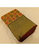 ARNI SILK HALF FINE ZARI SAREE WITH BLOUSE