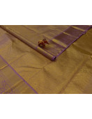 ARNI SILK HALF FINE ZARI SAREE WITH BLOUSE