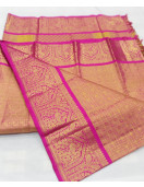ARNI SILK HALF FINE ZARI SAREE WITH BLOUSE