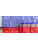 ARNI SILK HALF FINE ZARI SAREE WITH BLOUSE