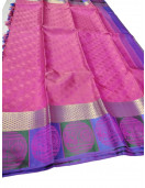 ARNI SILK HALF FINE ZARI SAREE WITH BLOUSE