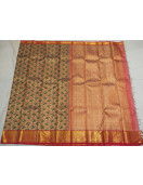 ARNI SILK HALF FINE ZARI SAREE WITH BLOUSE