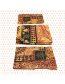 BEDSHEET MEERUT PRINTED 60X90 2 PILLOW COVER