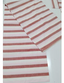 BEDSHEET STRIPE 60X90 2 PILLOW COVER