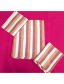 BEDSHEET STRIPE 60X90 2 PILLOW COVER