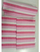 BEDSHEET STRIPE 90X108 + 2 PILLOW COVER