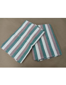 BEDSHEET STRIPE 72X100 2 PILLOW COVER