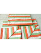 BEDSHEET STRIPE 72X100 2 PILLOW COVER