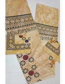 BEDSHEET MEERUT PRINTED 90X108 2 PILLOW COVER