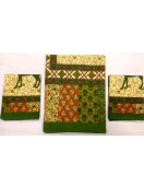 BEDSHEET JAIPUR PRINTED 60X90 2 PILLOW COVER