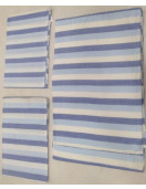 BEDSHEET STRIPE 90X108 2 PILLOW COVER