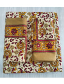 BEDSHEET JAIPUR PRINTED 90X108 2 PILLOW COVER