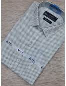 Polyester Cotton Plain Printed Slim Fit Shirts 40s CPx40s CP60 Cotton40 Polyester38 Fs