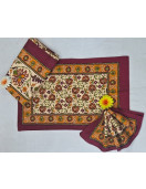 BEDSHEET JAIPUR PRINTED 72X100 2 PILLOW COVER