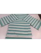 BEDSHEET STRIPE 90X108 2 PILLOW COVER