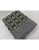 BEDSHEET ERODE JACQUARD 90X108