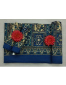 BEDSHEET JAIPUR PRINTED 72X100 2 PILLOW COVER