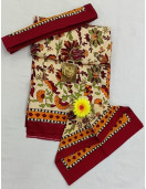 BEDSHEET JAIPUR PRINTED 90X108 2 PILLOW COVER
