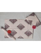 BEDSHEET ERODE AHEMADHABAD PRINT 72X90 2 PILLOW COVER