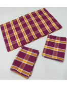 BEDSHEET PLAIN 60X90 2 PILLOW COVER