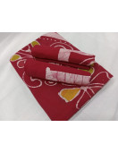 BEDSHEET BATIK PRINTED 90X108 2 PILLOW COVER