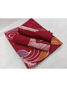 BEDSHEET BATIK PRINTED 90X108 2 PILLOW COVER