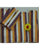 BEDSHEET STRIPE 90X108 2 PILLOW COVER