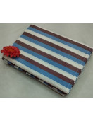 BEDSHEET STRIPE 90X108 2 PILLOW COVER