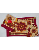 BEDSHEET JAIPUR PRINTED 90X108 2 PILLOW COVER