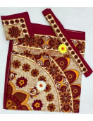 BEDSHEET JAIPUR PRINTED 90X108 2 PILLOW COVER