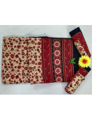 BEDSHEET JAIPUR PRINTED 72X100 2 PILLOW COVER