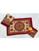 BEDSHEET JAIPUR PRINTED 72X100 2 PILLOW COVER
