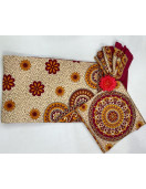 BEDSHEET JAIPUR PRINTED 72X100 2 PILLOW COVER