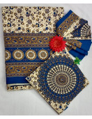 BEDSHEET JAIPUR PRINTED 72X100 2 PILLOW COVER