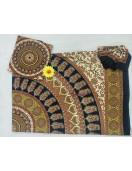 BEDSHEET JAIPUR PRINTED 72X100 2 PILLOW COVER
