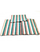 BEDSHEET STRIPE 90X108 2 PILLOW COVER
