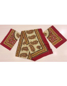 BEDSHEET JAIPUR PRINTED 90X108 2 PILLOW COVER