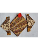 BEDSHEET JAIPUR PRINTED 90X108 2 PILLOW COVER