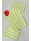 BEDSHEET STRIPE 60X90 2 PILLOW COVER