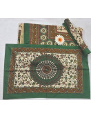 BEDSHEET JAIPUR PRINTED 72X100 2 PILLOW COVER