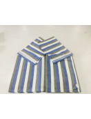 BEDSHEET STRIPE 90X108 2 PILLOW COVER