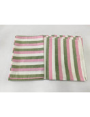 BEDSHEET STRIPE 90X108 2 PILLOW COVER